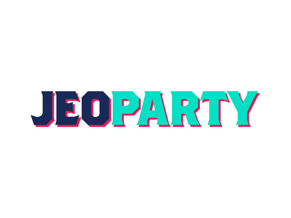 JAM's 'Jeoparty' logo - virtual events