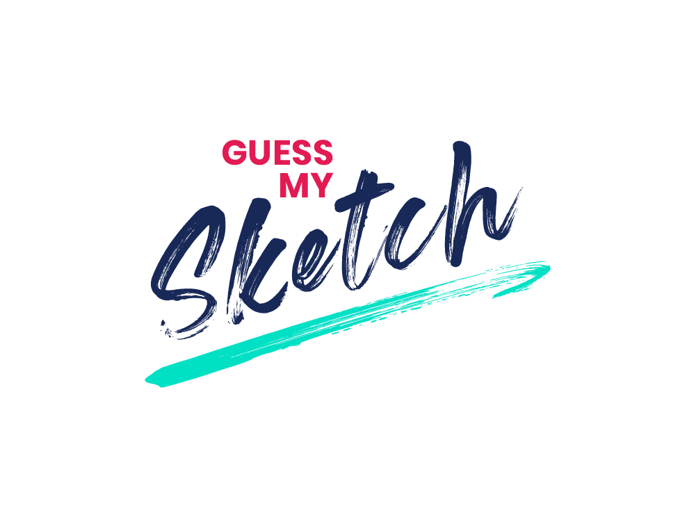 JAM's Guess My Sketch logo - in-person and virtual events